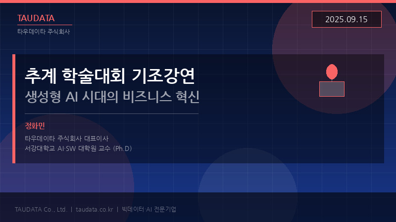 정화민 교수, 2025 국제이비즈니스학회 추계 학술대회 기조강연 — "생성형 AI 시대의 비즈니스 혁신"
